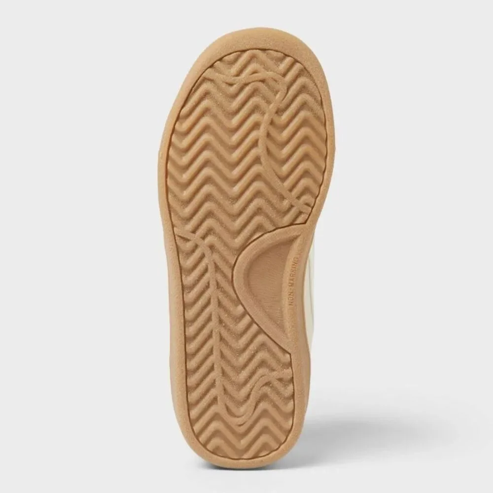 Kids' Boston Court Sneakers - Cat & Jack Beige 5